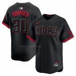 Camiseta Beisbol Hombre Cincinnati Reds Ken Griffey Jr. City Connect Limited Negro