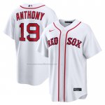 Camiseta Beisbol Hombre Boston Red Sox Roman Anthony Primera Replica Blanco1 Camiseta Beisbol Hombre Boston Red Sox Roman Anthony Primera Replica Blanco1