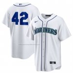 Camiseta Beisbol Hombre Seattle Mariners 2025 Jackie Robinson Day Replica Blanco Camiseta Beisbol Hombre Seattle Mariners 2025 Jackie Robinson Day Replica Blanco