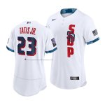 Camiseta Beisbol Hombre San Diego Padres Fernando Tatis Jr. 2021 All Star Autentico Blanco Camiseta Beisbol Hombre San Diego Padres Fernando Tatis Jr. 2021 All Star Autentico Blanco