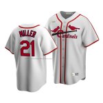 Camiseta Beisbol Hombre St. Louis Cardinals Andrew Miller Cooperstown Collection Primera Blanco Camiseta Beisbol Hombre St. Louis Cardinals Andrew Miller Cooperstown Collection Primera Blanco