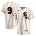 Camiseta Beisbol Hombre Chicago White Sox Minnie Minoso Throwback Cooperstown Limited Crema