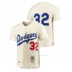 Camiseta Beisbol Hombre Los Angeles Dodgers Sandy Koufax Cooperstown Collection Autentico Crema Camiseta Beisbol Hombre Los Angeles Dodgers Sandy Koufax Cooperstown Collection Autentico Crema