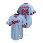Camiseta Beisbol Hombre Minnesota Twins Josh Donaldson Cooperstown Collection Road Azul Camiseta Beisbol Hombre Minnesota Twins Josh Donaldson Cooperstown Collection Road Azul