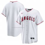 Camiseta Beisbol Hombre Los Angeles Angels Primera Replica Big & Tall Blanco Camiseta Beisbol Hombre Los Angeles Angels Primera Replica Big & Tall Blanco
