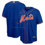 Camiseta Beisbol Hombre New York Mets Big Tall Alterno Replica Azul