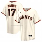 Camiseta Beisbol Hombre San Francisco Giants Heliot Ramos Primera Replica Crema Camiseta Beisbol Hombre San Francisco Giants Heliot Ramos Primera Replica Crema