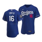 Camiseta Beisbol Hombre Los Angeles Dodgers Will Smith 2020 Autentico Alterno Azul Camiseta Beisbol Hombre Los Angeles Dodgers Will Smith 2020 Autentico Alterno Azul