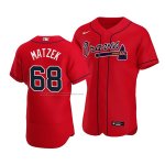 Camiseta Beisbol Hombre Atlanta Braves Tyler Matzek Alterno Autentico Rojo Camiseta Beisbol Hombre Atlanta Braves Tyler Matzek Alterno Autentico Rojo