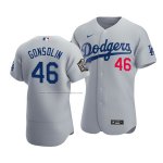 Camiseta Beisbol Hombre Los Angeles Dodgers Tony Gonsolin 2020 Autentico Alterno Gris Camiseta Beisbol Hombre Los Angeles Dodgers Tony Gonsolin 2020 Autentico Alterno Gris