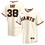 Camiseta Beisbol Hombre San Francisco Giants Robbie Ray Primera Replica Crema Camiseta Beisbol Hombre San Francisco Giants Robbie Ray Primera Replica Crema