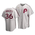 Camiseta Beisbol Hombre Philadelphia Phillies Robin Roberts Cooperstown Collection Primera Blanco Camiseta Beisbol Hombre Philadelphia Phillies Robin Roberts Cooperstown Collection Primera Blanco