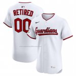 Camiseta Beisbol Hombre Cleveland Guardians Retired Roster Primera Elite Blanco Camiseta Beisbol Hombre Cleveland Guardians Retired Roster Primera Elite Blanco