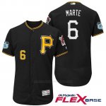 Camiseta Beisbol Hombre Pittsburgh Pirates Starling Marte Negro 2017 Entrenamiento de Primavera Flex Base Jugador Camiseta Beisbol Hombre Pittsburgh Pirates Starling Marte Negro 2017 Entrenamiento de Primavera Flex Base Jugador