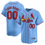 Camiseta Beisbol Hombre St. Louis Cardinals Alterno Limited Personalizada Azul