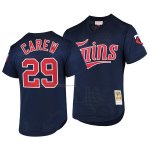 Camiseta Beisbol Hombre Minnesota Twins Rod Carew Cooperstown Collection Batting Practice Mesh Azul Camiseta Beisbol Hombre Minnesota Twins Rod Carew Cooperstown Collection Batting Practice Mesh Azul