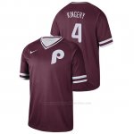 Camiseta Beisbol Hombre Philadelphia Phillies Scott Kingery Cooperstown Collection Legend Granate Camiseta Beisbol Hombre Philadelphia Phillies Scott Kingery Cooperstown Collection Legend Granate