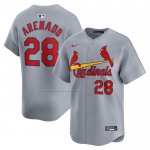 Camiseta Beisbol Hombre St. Louis Cardinals Nolan Arenado Segunda Limited Gris