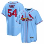 Camiseta Beisbol Hombre St. Louis Cardinals Sonny Gray Alterno Replica Azul