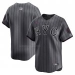 Camiseta Beisbol Hombre New York Mets 2024 City Connect Limited Grafito