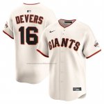 Camiseta Beisbol Hombre San Francisco Giants Rafael Devers Primera Limited Crema Camiseta Beisbol Hombre San Francisco Giants Rafael Devers Primera Limited Crema