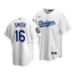 Camiseta Beisbol Hombre Los Angeles Dodgers Will Smith 2020 Replica Primera Blanco Camiseta Beisbol Hombre Los Angeles Dodgers Will Smith 2020 Replica Primera Blanco