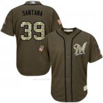 Camiseta Beisbol Hombre Minnesota Twins 39 Danny Santana Verde Salute To Service Camiseta Beisbol Hombre Minnesota Twins 39 Danny Santana Verde Salute To Service