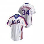 Camiseta Beisbol Hombre New York Mets Noah Syndergaard Cooperstown Collection Primera Blanco Camiseta Beisbol Hombre New York Mets Noah Syndergaard Cooperstown Collection Primera Blanco