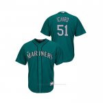 Camiseta Beisbol Hombre Seattle Mariners Ichiro Suzuki Cooperstown Collection Replica Alterno Verde Camiseta Beisbol Hombre Seattle Mariners Ichiro Suzuki Cooperstown Collection Replica Alterno Verde