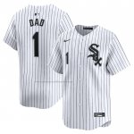 Camiseta Beisbol Hombre Chicago White Sox #1 Dad Primera Limited Blanco