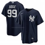Camiseta Beisbol Hombre New York Yankees Aaron Judge 2020 Spring Training Replica Azul Camiseta Beisbol Hombre New York Yankees Aaron Judge 2020 Spring Training Replica Azul