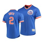 Camiseta Beisbol Hombre New York Mets Dominic Smith Cooperstown Collection Azul Camiseta Beisbol Hombre New York Mets Dominic Smith Cooperstown Collection Azul