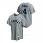 Camiseta Beisbol Hombre New York Yankees Lou Gehrig Cooperstown Collection Road Gris Camiseta Beisbol Hombre New York Yankees Lou Gehrig Cooperstown Collection Road Gris