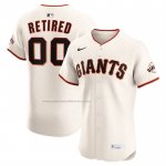 Camiseta Beisbol Hombre San Francisco Giants Retired Roster Primera Elite Crema Camiseta Beisbol Hombre San Francisco Giants Retired Roster Primera Elite Crema