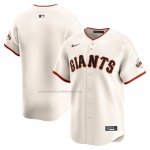 Camiseta Beisbol Hombre San Francisco Giants Primera Limited Crema