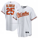 Camiseta Beisbol Hombre Baltimore Orioles Pete Alonso Primera Replica Blanco Camiseta Beisbol Hombre Baltimore Orioles Pete Alonso Primera Replica Blanco