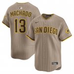Camiseta Beisbol Hombre San Diego Padres Manny Machado Alternate Limited Marron Camiseta Beisbol Hombre San Diego Padres Manny Machado Alternate Limited Marron