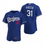Camiseta Beisbol Hombre Los Angeles Dodgers Mike Piazza Autentico 2020 Alterno Azul Camiseta Beisbol Hombre Los Angeles Dodgers Mike Piazza Autentico 2020 Alterno Azul
