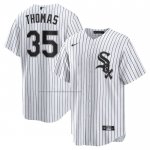 Camiseta Beisbol Hombre Chicago White Sox Frank Thomas Retired Primera Replica Blanco Camiseta Beisbol Hombre Chicago White Sox Frank Thomas Retired Primera Replica Blanco