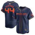 Camiseta Beisbol Hombre Houston Astros Yordan Alvarez City Connect Limited Azul