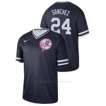 Camiseta Beisbol Hombre New York Yankees Gary Sanchez Cooperstown Collection Legend Azul Camiseta Beisbol Hombre New York Yankees Gary Sanchez Cooperstown Collection Legend Azul