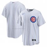 Camiseta Beisbol Hombre Chicago Cubs Primera Big & Tall Replica Blanco Camiseta Beisbol Hombre Chicago Cubs Primera Big & Tall Replica Blanco