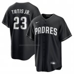 Camiseta Beisbol Hombre San Diego Padres Fernando Tatis Jr Lights Out Replica Negro Camiseta Beisbol Hombre San Diego Padres Fernando Tatis Jr Lights Out Replica Negro