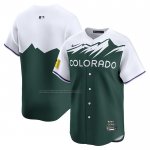 Camiseta Beisbol Hombre Colorado Rockies City Connect Limited Verde