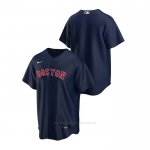 Camiseta Beisbol Hombre Boston Red Sox Replica Alterno Azul Camiseta Beisbol Hombre Boston Red Sox Replica Alterno Azul