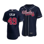 Camiseta Beisbol Hombre Atlanta Braves Robbie Erlin Alterno Autentico 2020 Azul Camiseta Beisbol Hombre Atlanta Braves Robbie Erlin Alterno Autentico 2020 Azul