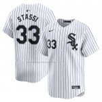 Camiseta Beisbol Hombre Chicago White Sox Max Stassi Primera Limited Blanco