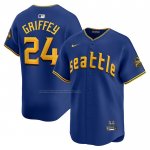 Camiseta Beisbol Hombre Seattle Mariners Ken Griffey Jr. City Connect Retired Azul