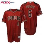 Camiseta Beisbol Hombre Arizona Diamondbacks 6 David Peralta 6 David Peralta Rojo Negro Alterno 20 Aniversario Flex Base Camiseta Beisbol Hombre Arizona Diamondbacks 6 David Peralta 6 David Peralta Rojo Negro Alterno 20 Aniversario Flex Base