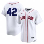 Camiseta Beisbol Hombre Boston Red Sox 2024 Jackie Robinson Day Primera Limited Blanco